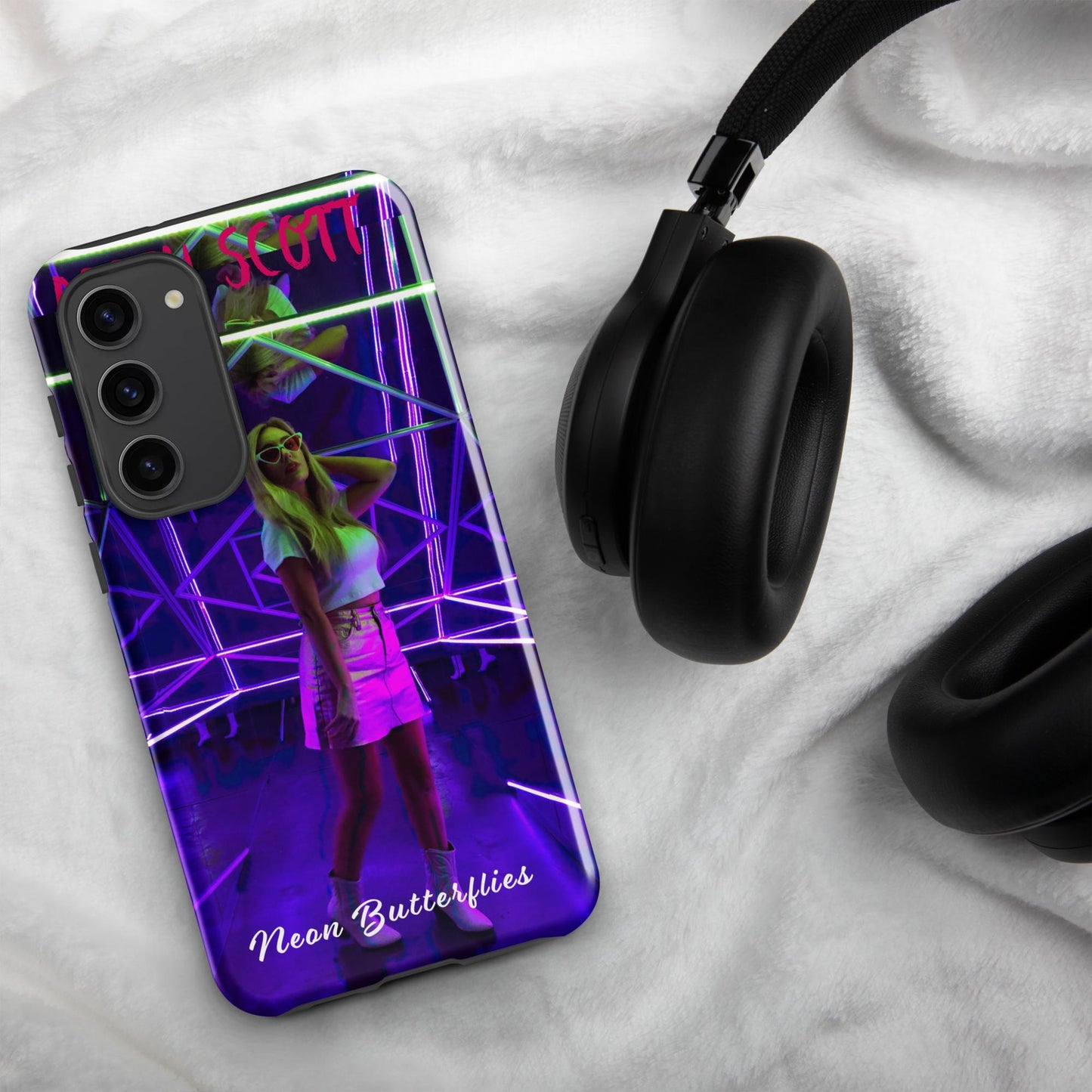 Neon Butterflies Tough case for Samsung®