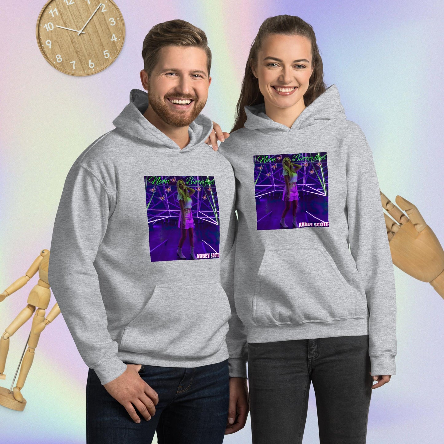 Neon Butterflies Official Hoodie (Unisex)