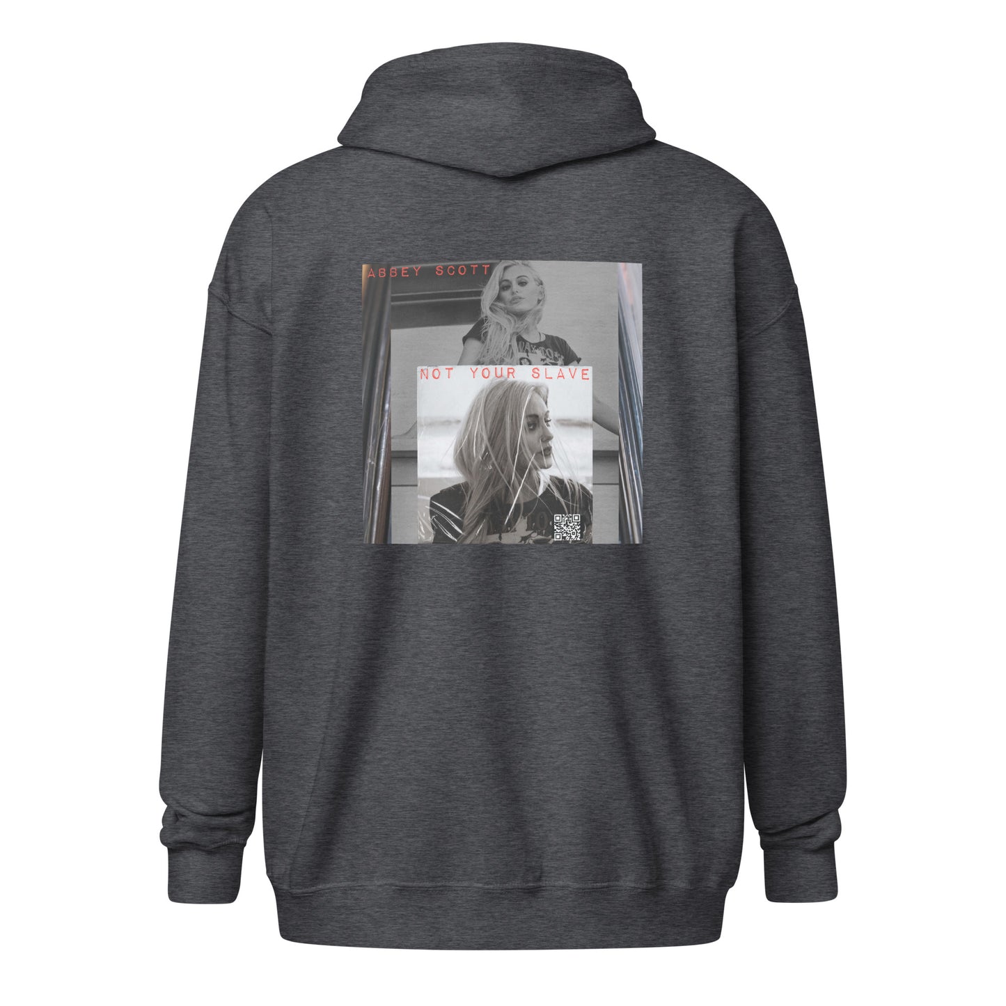 Not Your Slave Unisex heavy blend zip hoodie