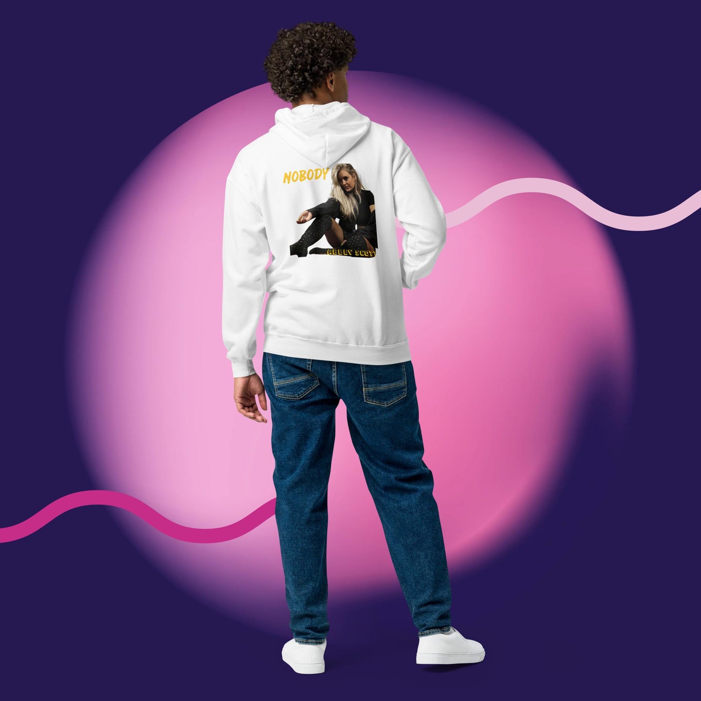 Abbey Scott's Nobody Unisex heavy blend zip hoodie