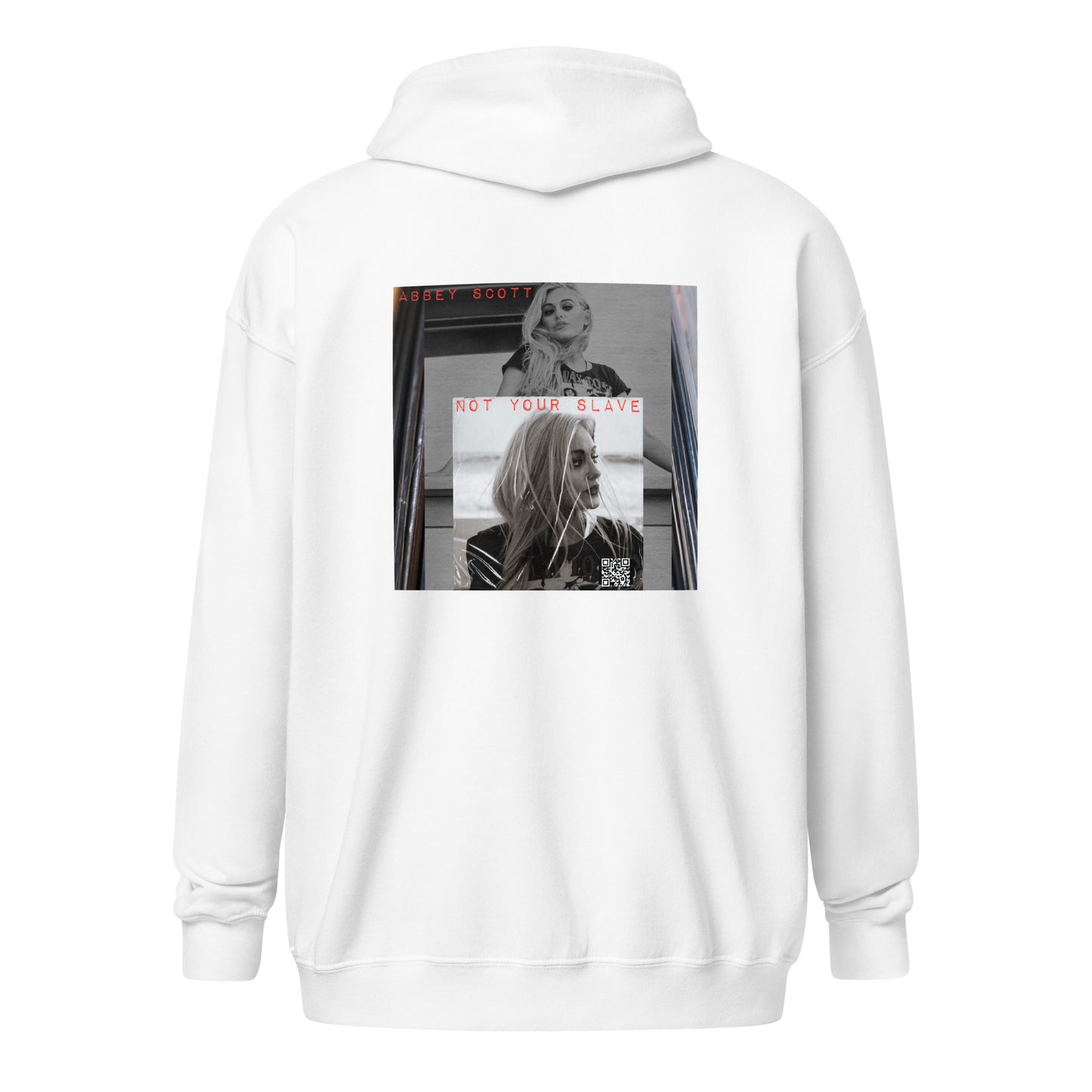 Not Your Slave Unisex heavy blend zip hoodie