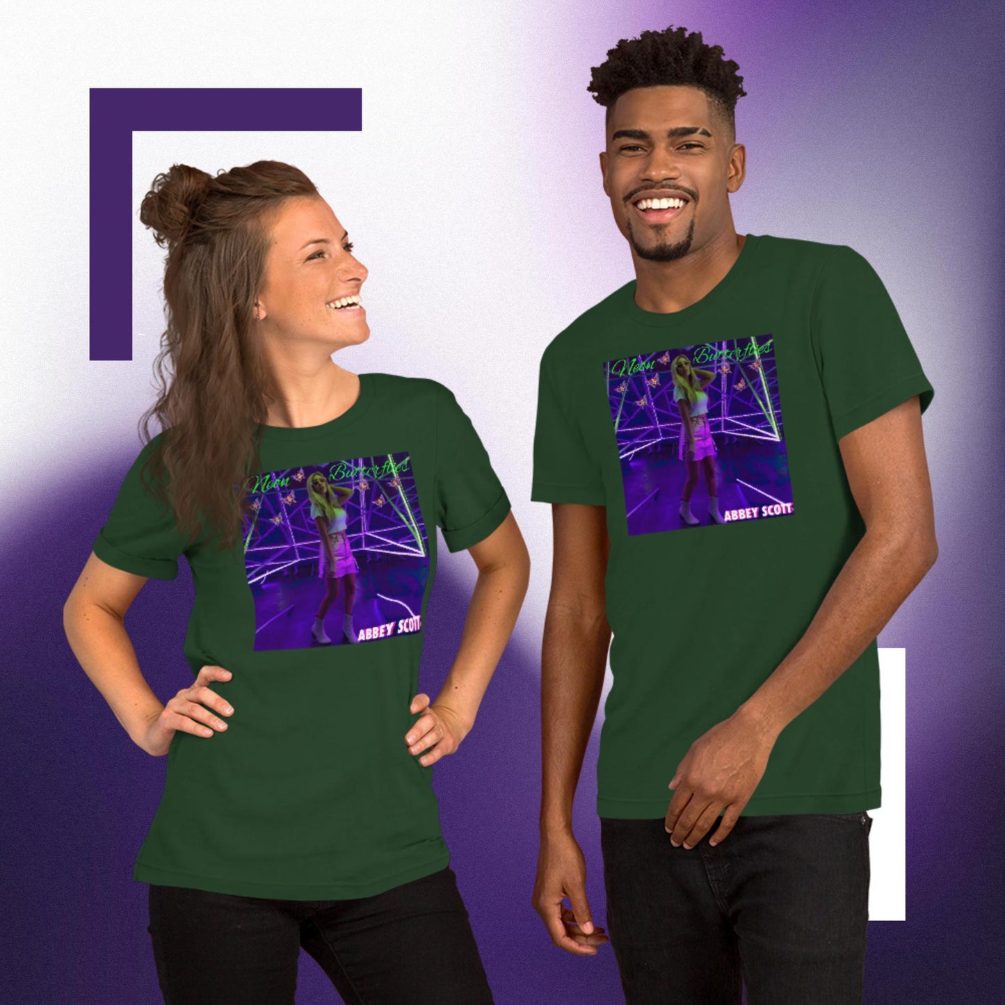 Neon Butterflies Official T-Shirt (Unisex)