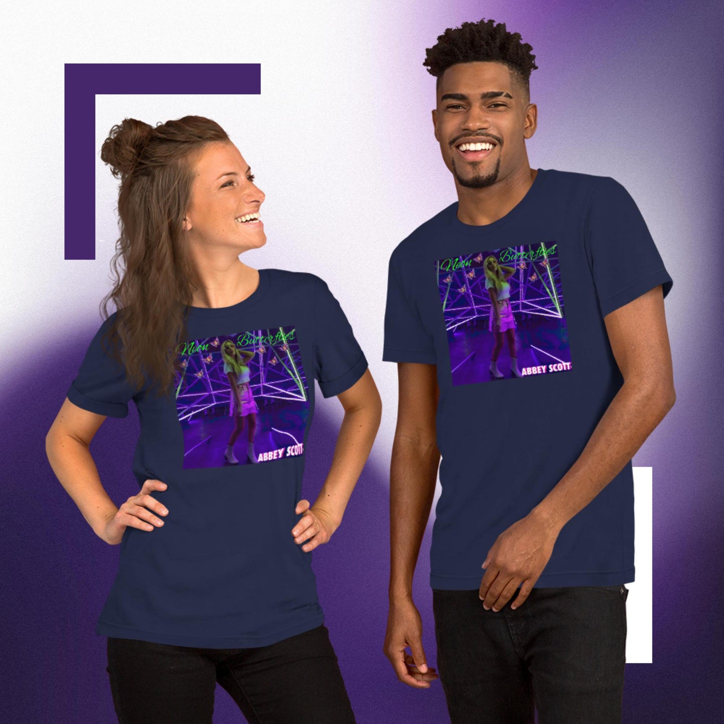 Neon Butterflies Official T-Shirt (Unisex)