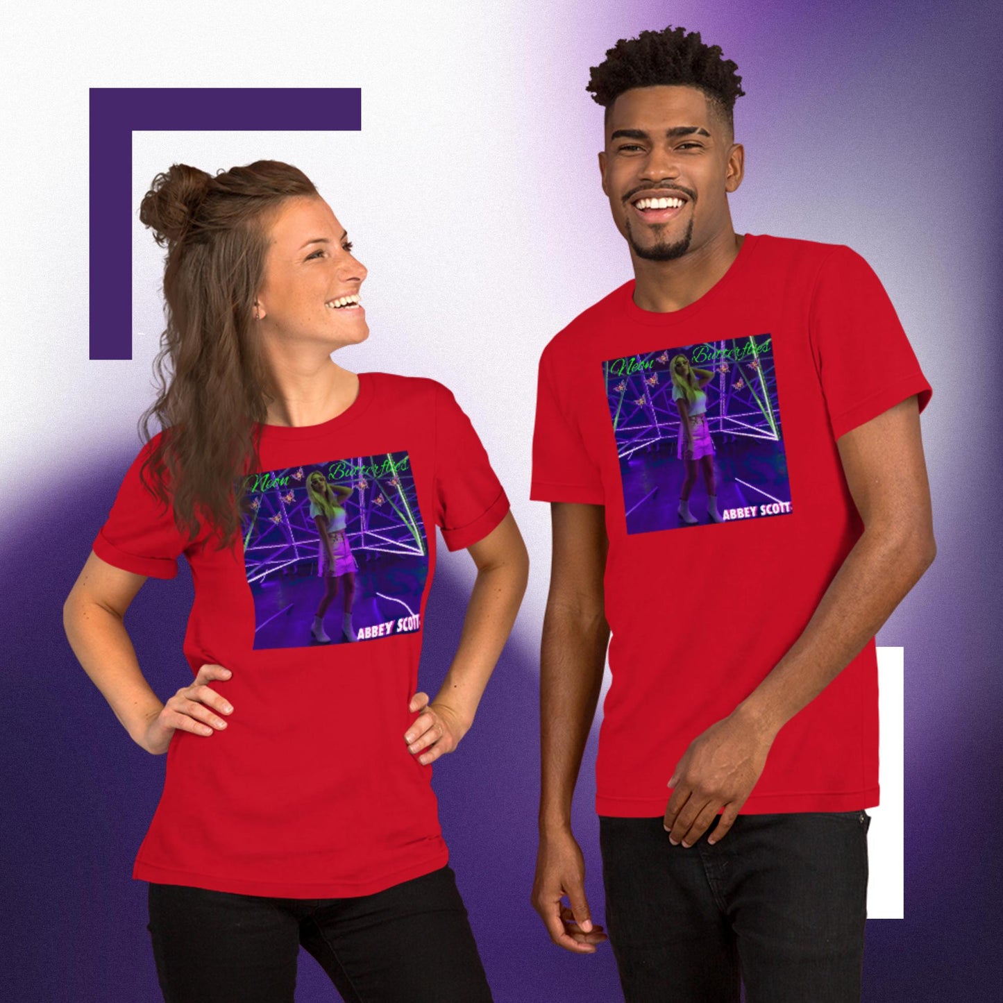 Neon Butterflies Official T-Shirt (Unisex)
